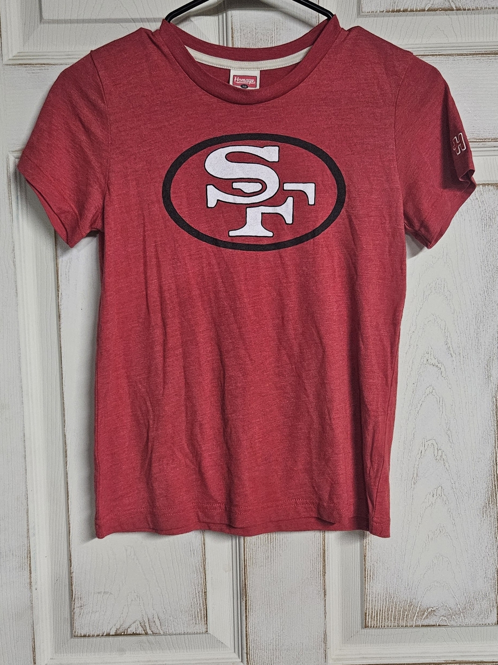 San Francisco 49ers Red Kids Tee - Homage Brand